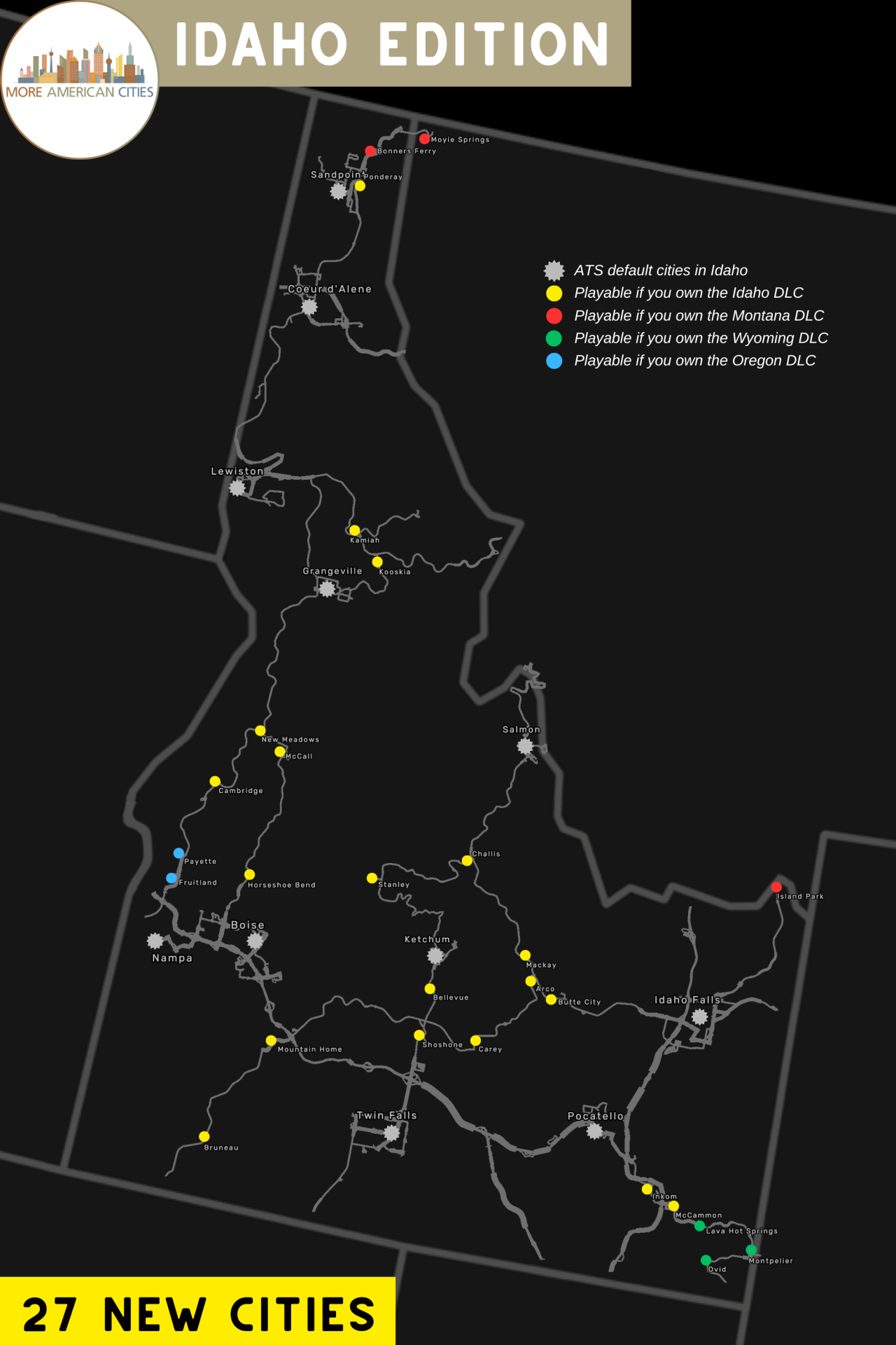 Mac idaho map