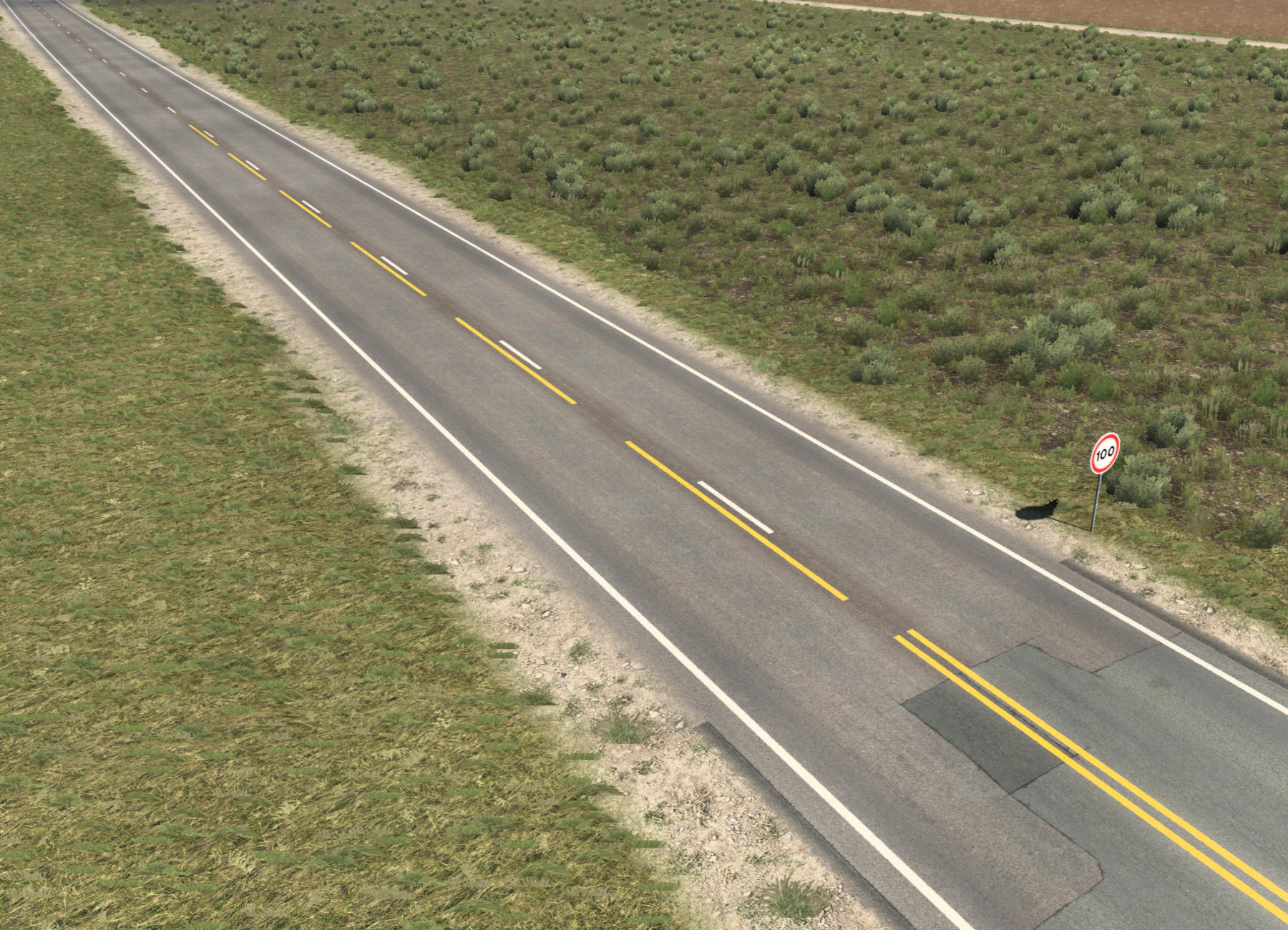 Overtaking areas